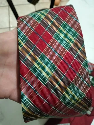 Cravatta uomo fantasia tartan