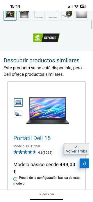 Portátil Dell Inspiron 15 3520 Intel i5 512GB FHD