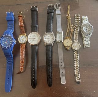 Lote de 8 relojes vintage