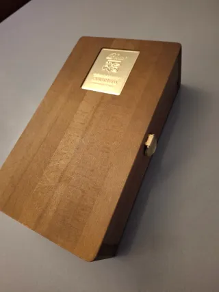 Scatola Berta Legno Porta Bottiglia