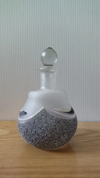 Profumiere vintage cristallo satinato