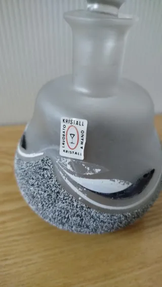 Profumiere vintage cristallo satinato