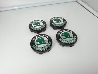4 Coprimozzi Skoda 60mm Nuovi