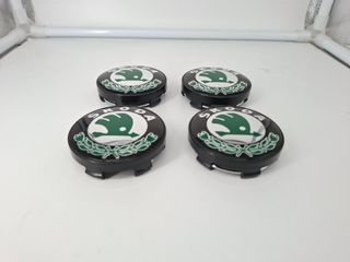4 Coprimozzi Skoda 60mm Nuovi