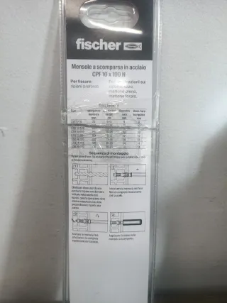 Fischer Soporte Estante CPF 10x10