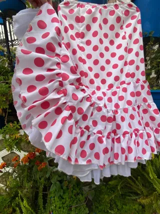 Falda flamenca canastera