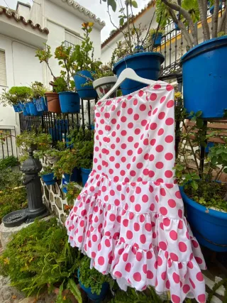 Falda flamenca canastera