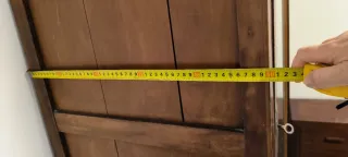 Armario Vintage S.XIX Madera y espejo.