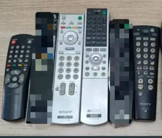 Lote 4 mandos TV Samsung, Sony, Thomson