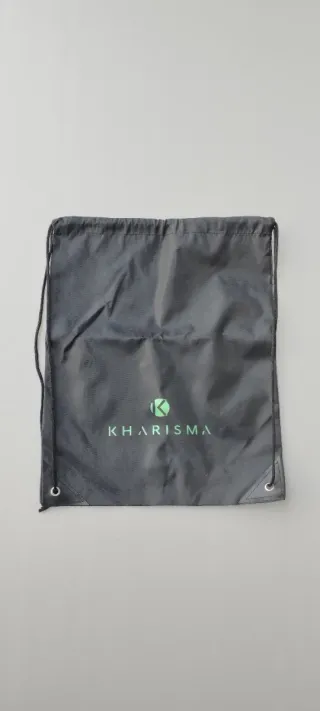 Zaino a sacca Kharisma nero e verde