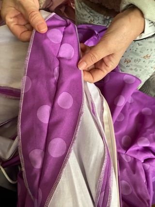 Traje de Gitana rosa y morado USADO SOLO UNA VEZ.