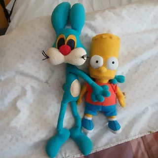 Muñeco Vintage Bugs Bunny Azul