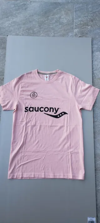 T-shirt rosa Saucony
