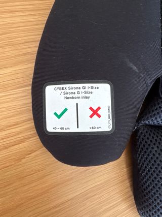 Reductor silla coche Cybex bebé