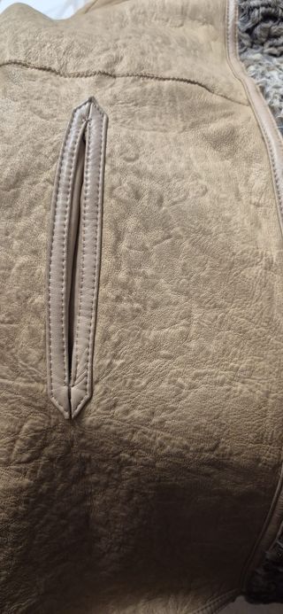 Abrigo Piel Mujer Forro Astracán Marrón