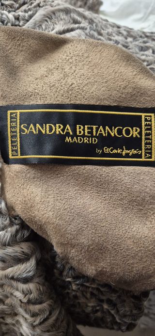 Abrigo Piel Mujer Forro Astracán Marrón