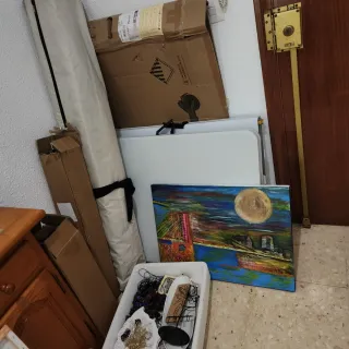 Puesto de mercadillo Toldo, Mesas y Mercancía 400€