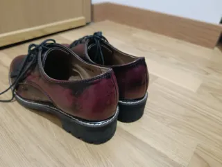 Zapatos mujer negros y morados