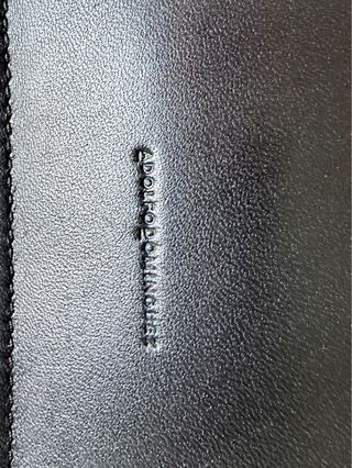 Bolso Adolfo Domínguez. Negro Piel