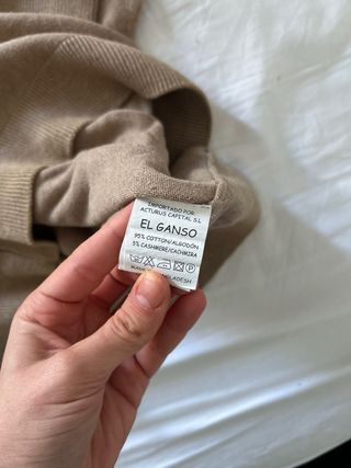 Jersey El Ganso Beige Talla S