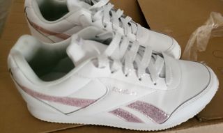 Reebok Blancas con Detalles Rosas Talla 38 - 39