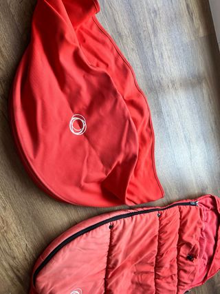 Saco y Capota Bugaboo Rojo