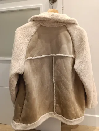 Abrigo pelliza beige