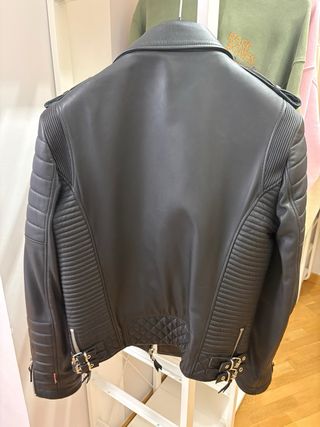 Cazadora Boda Skins Negra Piel