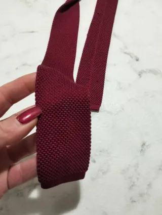 2.Cravatte uomo righe grigio/viola