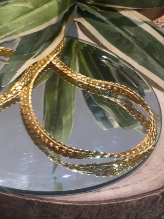 Cadena chapado oro 18k