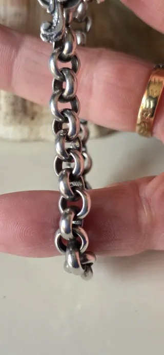 Pulsera de plata cruz de calatrava