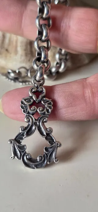 Pulsera de plata cruz de calatrava