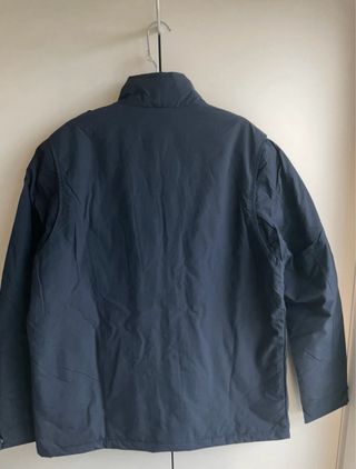 Abrigo estilo parka azul marino Milano