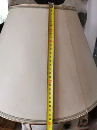 Lámpara cerámica vintage Bondia dorada