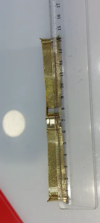 Correa de reloj Omega de oro de 18k