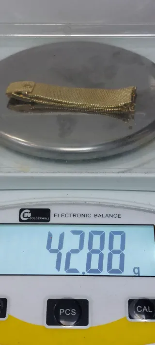 Correa de reloj Omega de oro de 18k