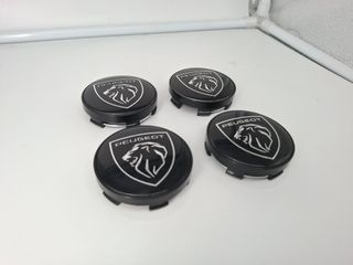 4 Coprimozzi Peugeot 60mm Nuovi