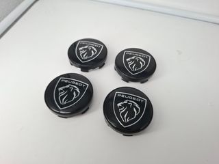 4 Coprimozzi Peugeot 60mm Nuovi