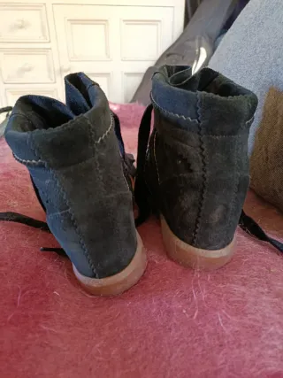 Zapatos cuña Isabel Marant negros. Sin caja