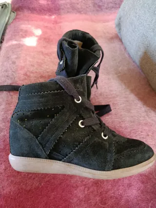 Zapatos cuña Isabel Marant negros. Sin caja
