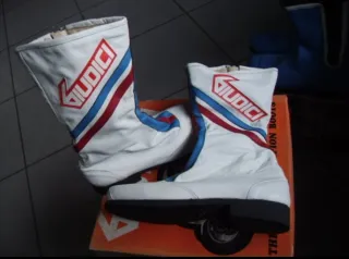 Stivali moto vintage Giudici anni 70