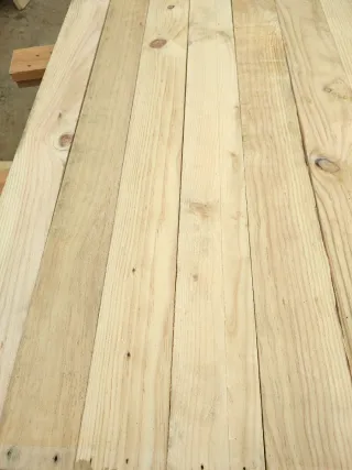 10 tablas de madera 1.08m a 1.50m x 10cm x 2.5cm