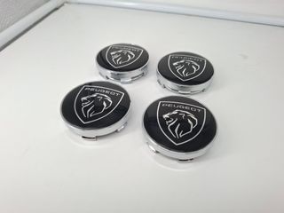 4 Coprimozzi Peugeot 60mm Nuovi