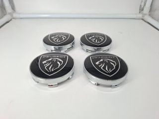 4 Coprimozzi Peugeot 60mm Nuovi