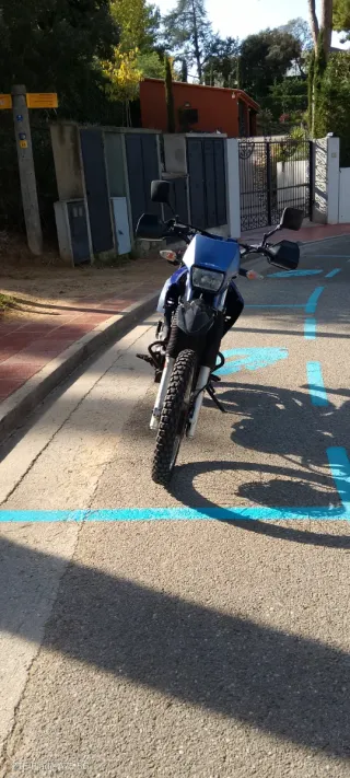 Yamaha XT 600 E Azul/Plata