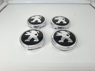 4 Coprimozzi Peugeot 60mm Nuovi