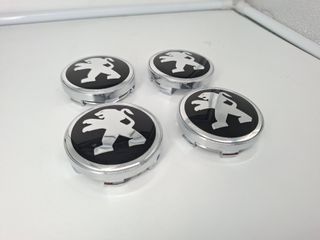 4 Coprimozzi Peugeot 60mm Nuovi