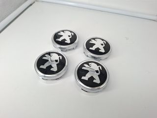 4 Coprimozzi Peugeot 60mm Nuovi