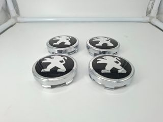 4 Coprimozzi Peugeot 60mm Nuovi