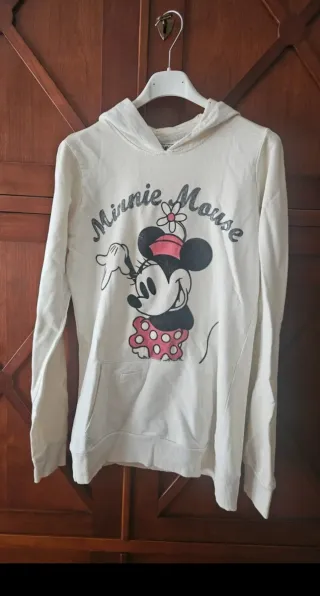 Sudadera Blanca Minnie Mouse Disney